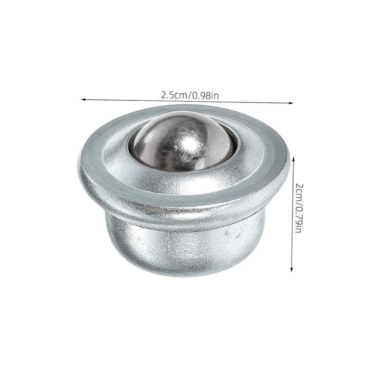 10Pcs Steel Ball Bearing Casters Swivel Rollers For Furniture Transfer Stamping Conveying - Image 3